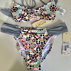 ROXY Reversible Two Piece Bikini - NWT